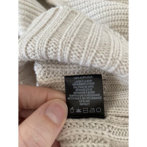 Sanctuary Womens Gray Loose Knit Open Back Crew Neck Sweater NWT Size Large - Picture 10 of 11